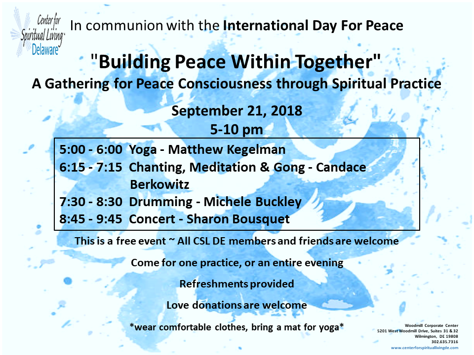 International Day of Peace Flyer - Updated Final Version - Center for ...