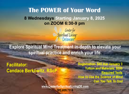 Power of Your Word Flyer January 2024 updated