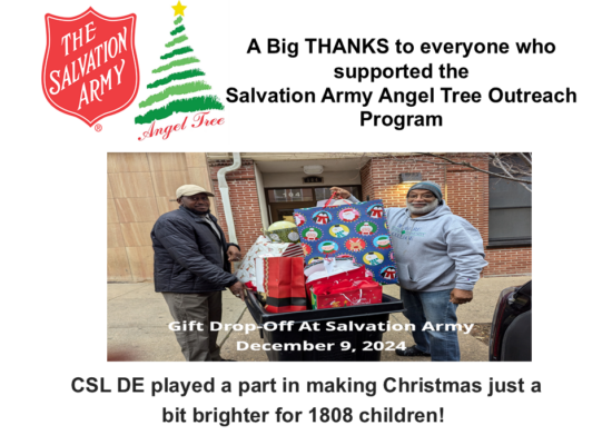 Salvation Army Participation Thank you 2024