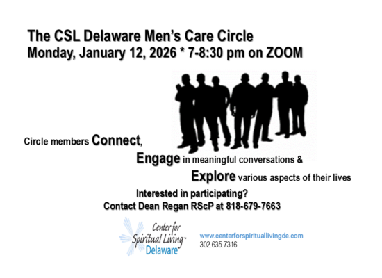 Men's Care Circle Flyer - January 12